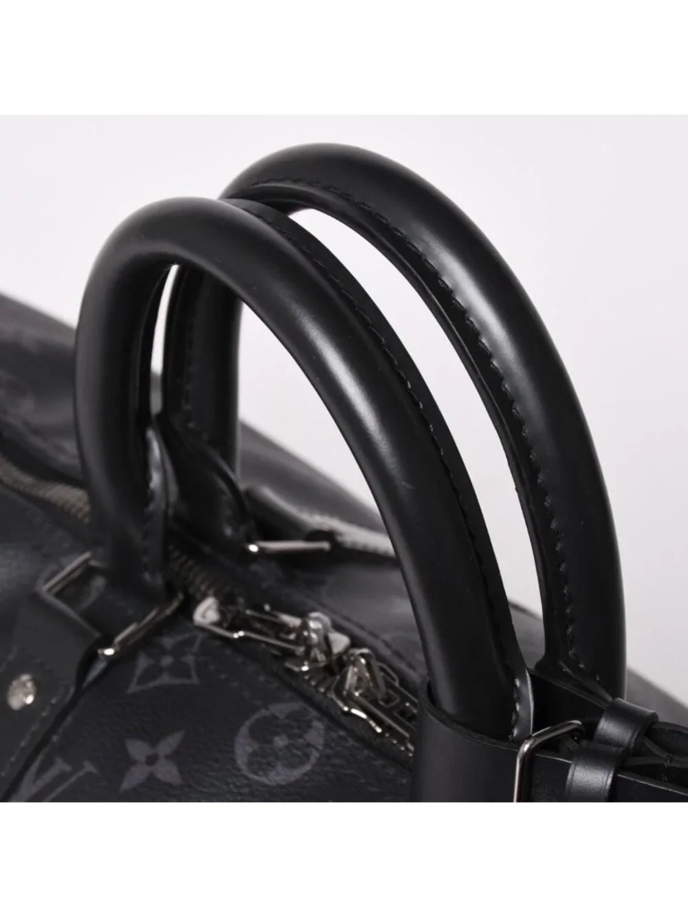 Louis Vuitton Keepall Bandouliere 45 Boston Bag Monogram Eclipse Black